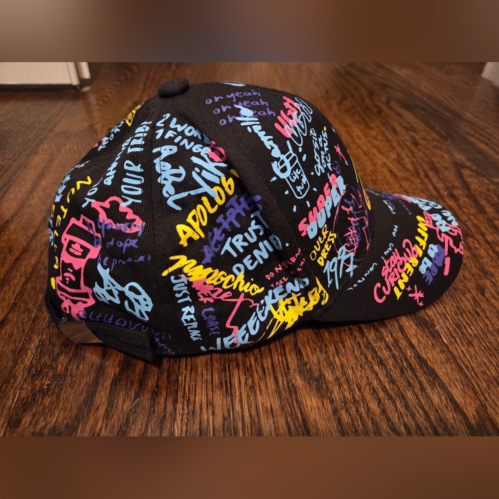 Colorful Graphic Grafiti Positive Sayings Unisex Baseball Cap - Picture 4 of 5
